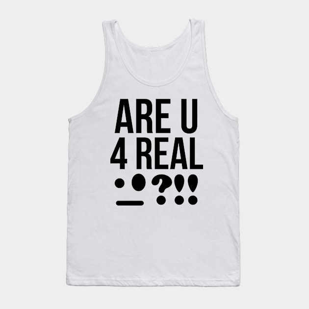 Bruh!!! Are you for real?! Tank Top by mksjr